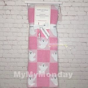 Cupcakes And Cashmere Pink Ghost Blanket